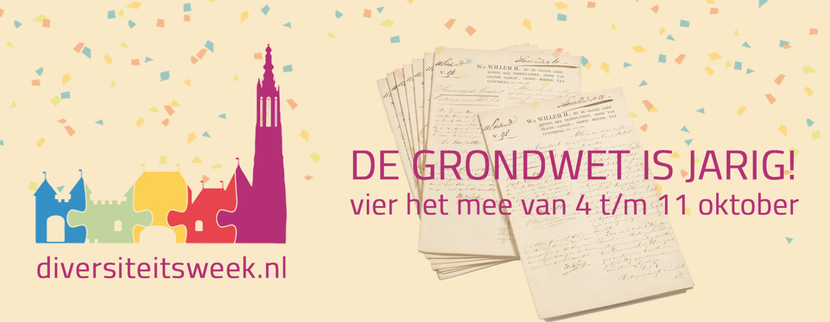 Diversiteitsweek 2023 - De Grondwet is Jarig